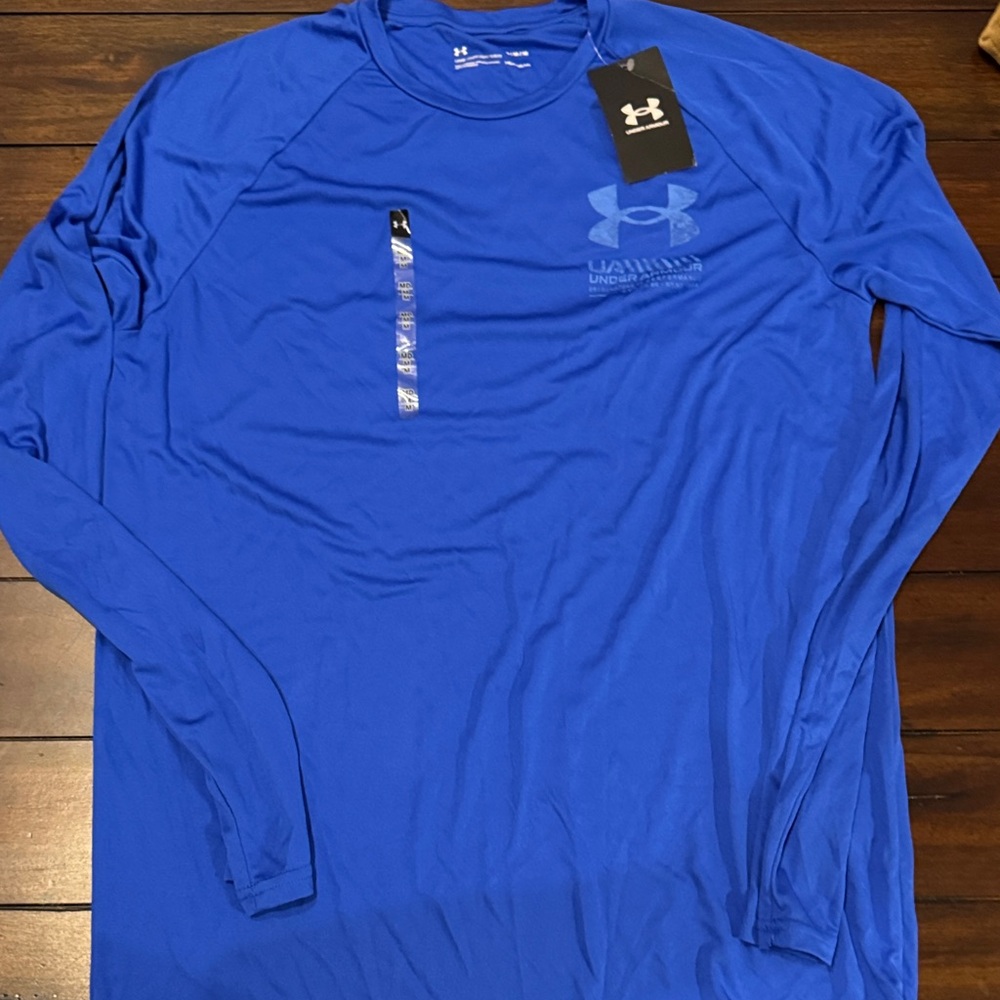 Under Armour Men's Vibrant Blue Long Sleeve Tee